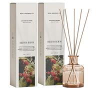 SEAL AROMAS - Mikado Origins Frutos Rojos Fragancia Frutal Dulce e Intensa con Varillas 100 ml Pack de 2 Unidades para Hogar y Oficina