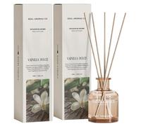 Seal Aromas Mikado Origins Vainilla Dulce 50 ml Pack 2 Unidades Ambientador con Varillas Aroma Dulce Floral y Cálido de Larga Duración para Hogar