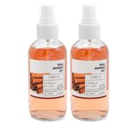 SEAL AROMAS - Pack 2 Spray Essential Canela 120 ml - Ambientador en Spray para Hogar - Fragancia Dulce, Cálida y Especiada - Aroma Canela en Rama - 240 ml Total