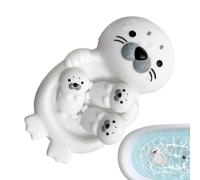 Seal Bathtub Toys, Soft Floating Water, Play Toys for Kids Bath Pool Fun Time, 19 x 11 cm, 7,5 x 4,3 in with Safe Squeeze Design, Sturdy Bpa Free Rubber Material, Bath Toy for Shower Tub Washroom Use