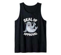 Seal of Approval Pun Funny Seal Camiseta sin Mangas