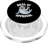 Seal of Approval Pun Funny Seal PopSockets PopGrip para MagSafe