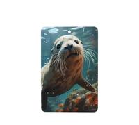 Seal Pup In Water - Ambientadores para coche, 6 unidades, rectangulares colgantes, tabletas de aromaterapia, ambientadores perfumados para dormitorio y baño