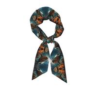 Seal pup in water - Bufanda estampada para mujer, 46.9 x 3.1 pulgadas, ligera y cálida, chal de viaje de moda
