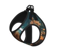 Seal pup in Water - Juego de arnés y correa suave para mascotas, arnés de malla ajustable para cachorros y gatos pequeños y grandes