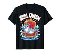 Seal Queen Funny Cute Seal Lover Royal Animal Gifts Camiseta