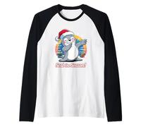 Seal The Season - Gorro de Papá Noel Divertido con Sello navideño Camiseta Manga Raglan