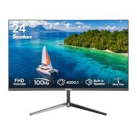 Sealan Monitor 24 Pulgadas con Altavoz FHD 1920 x 1080p 100Hz Computadora Pantalla 99% sRGB 3ms Monitores para Pc Apoyo DP HDMI VESA Gamer Monitor Sincronización Experiencia Visual para