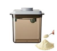 Sealed Powder Container - Travel Jar For Feeding | BPA Free With Measuring Scoop, Airtight Storage Organizer, Kitchen Pantry Nursery Accessory, Home Car Trip Convenience