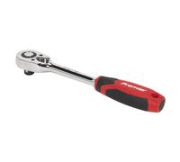 Sealey 1.3cmSq Drive Pera Cabeza Filp Inverso Carraca Llave Agarre Cómodo AK8948