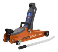 Sealey 1020LEO Gato Móvil 2tonne Bajo Entrada Corto Chasis - Naranja