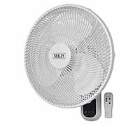 Sealey SWF16WR Pared Ventilador 3-Speed 16in. Con Control Remoto 230V