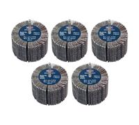 Sealey Abrasivo Solapa Rueda 80 x 40mm 6mm Eje Surtido Grano 5 Paquete FW8040ASS