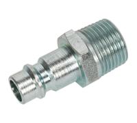 Sealey AC83 Atornillado Adaptador Masculino 1cmBSPT Paquete De 2