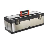 Acero Inoxidable Caja de Herramientas 660mm Con Tote Bandeja AP660S Sealey Nuevo