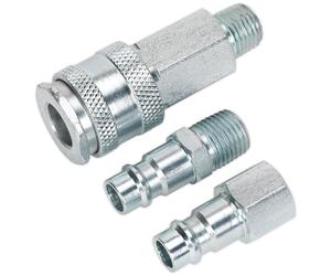 Sealey ACH60 Aire Herramienta Acoplamiento Kit 0.6cmBSP Alto Flujo
