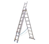 Sealey ACL3 Aluminio Extensión Escalera Combinada 3x9