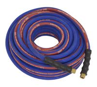 Sealey AH20R Aire Manguera 20m X Ø8mm Con 0.6cmBSP Sindicatos Extra Resistente