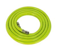 Sealey AHFC10 - Manguera de aire de alta visibilidad (10 m x 8 mm con juntas BSP de 1/4"), multicolor, AHFC5
