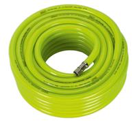 Sealey AHFC2038 Aire Manguera Alta Visibilidad 20mtr X Ø10mm Con 0.6cmBSP