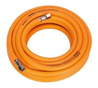 Sealey AHHC10 Aire Manguera 10m X Ø8mm Híbrido Alta Visibilidad Con 0.6cmBSP