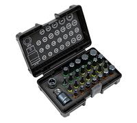 Sealey AK21902 - Juego de brocas de impacto TRX-Star*/hexagonal/estriado de 28 piezas de 3/8" y 1/2"