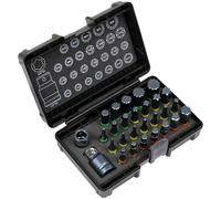 Sealey AK21902 Trx-Estrella/ Hexagonal/ Eje Nervado Set Impacto 28pc 1cm &