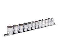 Sealey AK2684 Enchufe Set 12pc 1.3cmsq Drive 12pt Walldrive Métrico