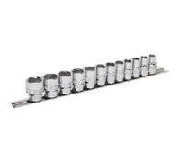 Sealey AK2741 Enchufe Set 12pc 1cmSq Drive Atornillables 6pt Métrico