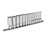 Sealey AK2747 Enchufe Set 13pc 0.6cmSq Muesca Profunda Atornillables™ 6pt