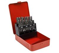 Sealey AK3021 - Juego de 21 grifos métricos, color rojo