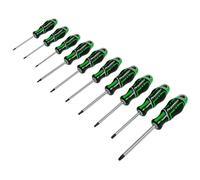 Sealey Screwdriver Juego 10pc Trx-Estrella Gripmax&reg Alta Visibilidad Verde