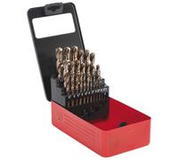 Sealey HSS Cobalto Dividido Punto Todo Terreno Broca Juego 25pc Métrico AK4702