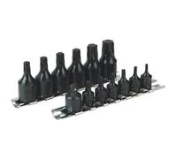 Sealey AK5584 Impacto Trx-Estrella Enchufe Set 13pc 0.6cm Y 1cmsq Drive