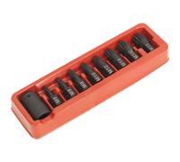 Sealey AK5611 Impacto Eje Nervado Y Juego de Soporte 9pc 1.3cmSq Drive