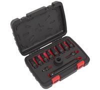Sealey AK5617 Impacto Socket Poco Y Accesorios Set 12pc 1.9cmSq Drive