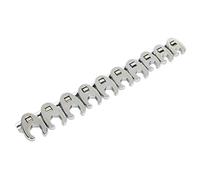 Sealey ak598 pata de gallo juego de llaves 10pc 3/8 "SQ unidad - métrica