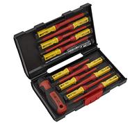 Sealey AK6128 - Juego de destornilladores intercambiables (13 piezas)