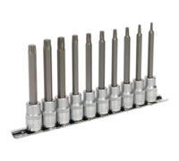 Sealey AK6236 Trx-Estrella Set Llave Vaso 10pc 1cmSq Conducir 100mm