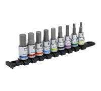 Sealey AK6250 Premier Platino Llave de Vaso Hexagonal Juego 1cmSq Drive 9pc