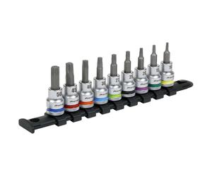 Sealey AK6251 Premier Platino Trx-Estrella Set Llave Vaso 1cmSq Drive 9pc