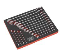 Sealey Premier AK63255 Juego de Llaves Combinación 16pc Métrico