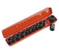 Sealey ak682 de vaso de impacto Set 12pc 3/8 "cuadrada métrica/Imperial