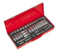 Sealey AK692 Enchufe Set 45pc 1cmsq Unidad Métrica/Imperial
