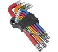 Sealey AK7192 Premier Jumbo Codificado por Colores Antideslizante Ball End Hex