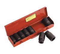 Sealey Ak80/9m Juego de Llaves de Vaso 8pc 3/4"" Cuadrado Conducir Profundo