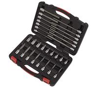 Sealey AK89000 30 piezas 3/8" Sq Drive Juego de brocas hexagonales