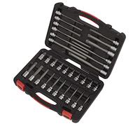 Sealey AK89001 32 piezas 3/8" Sq Drive TRX-Star Juego de brocas de zócalo