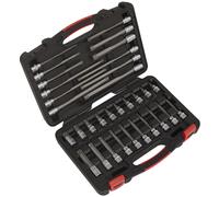 Sealey AK89001 32 piezas 3/8" Sq Drive TRX-Star Juego de brocas de zócalo