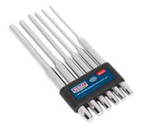 Sealey AK9128L Punzón Paralelo Juego 6pc Largo Estilo